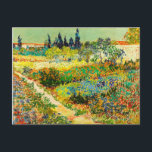 Postal Jardín Vincent Van Gogh en Arles<br><div class="desc">Jardín Vincent Van Gogh en la postal Arles</div>
