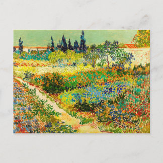 Postal Jardín Vincent Van Gogh en Arles