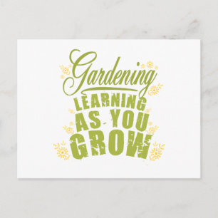 Postal Jardinería - Aprendiendo A Medida Que Crece