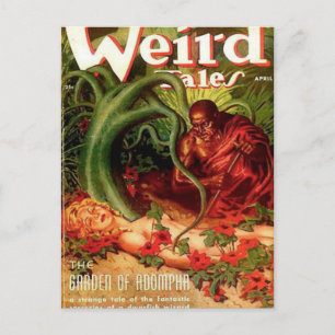 Postal Jardinero y mujer dormida