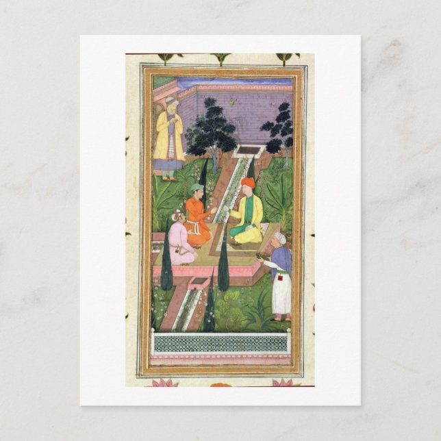 Postal Jardines acuáticos, del Álbum Clive (gouache on pa (Anverso)