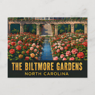 Postal Jardines Biltmore Asheville Carolina del Norte Via