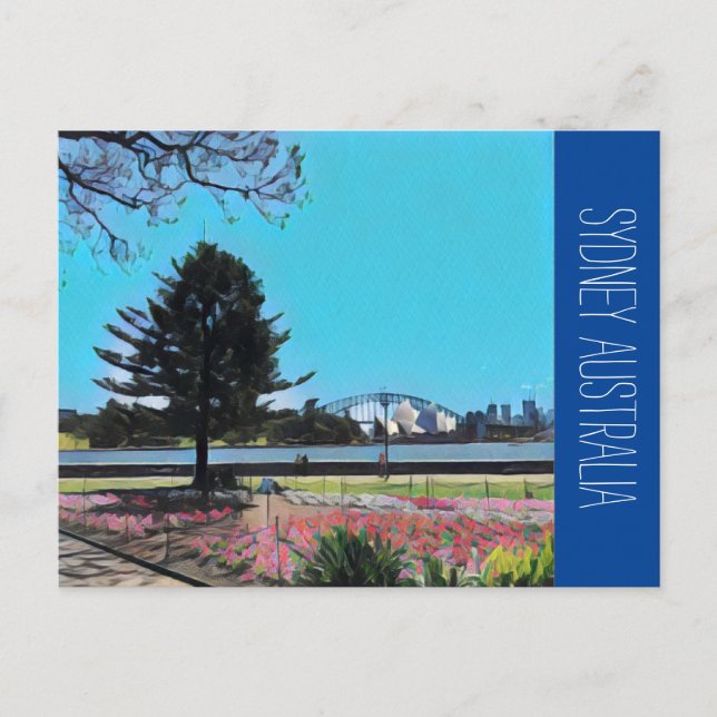 Postal jardines botánicos de sydney (Anverso)