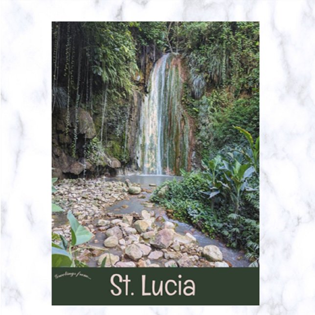 Postal Jardines Botánicos Diamond St Lucia (Subido por el creador)