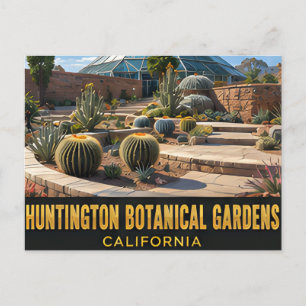 Postal Jardines Botánicos Huntington California Cultural