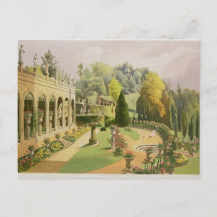 Postal Jardines de Alton, de "The Gardens of England", 18