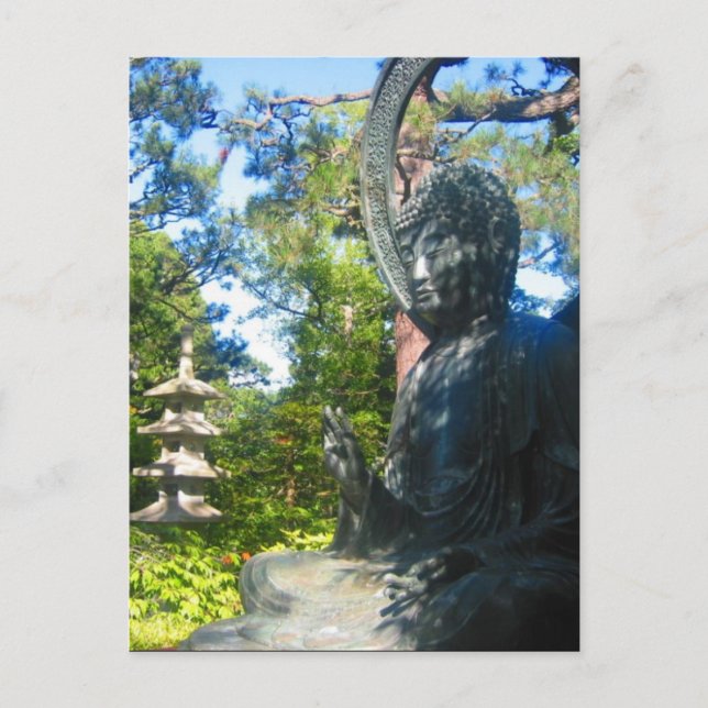Postal jardines de buddha japones (Anverso)