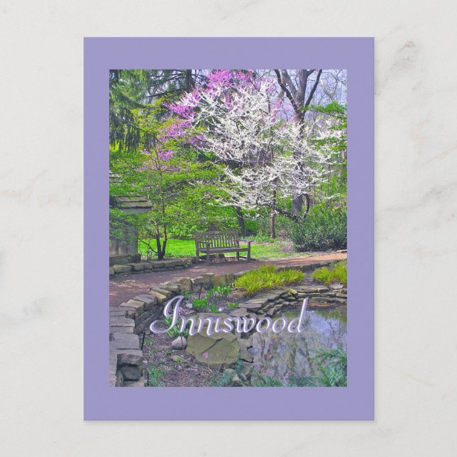 POSTAL JARDINES DE INNISMOOD, HERMOSOS EN PRIMAVERA (Anverso)