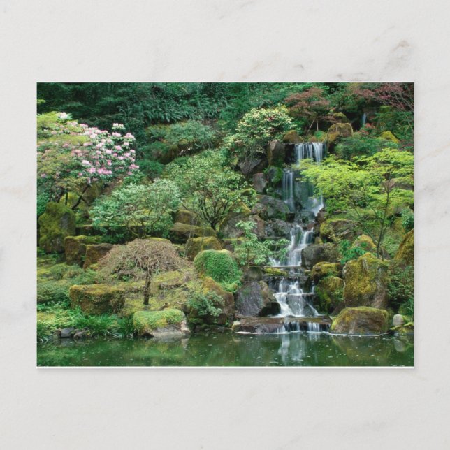 Postal jardines de japón (Anverso)