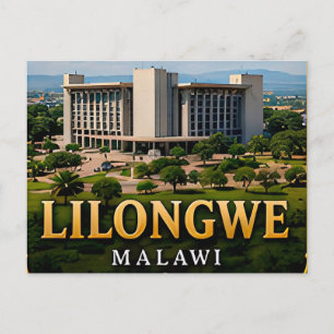 Postal Jardines de Lilongwe y Espíritu Moderno de Malawi