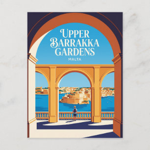 Postal Jardines de Upper Barrakka Malta