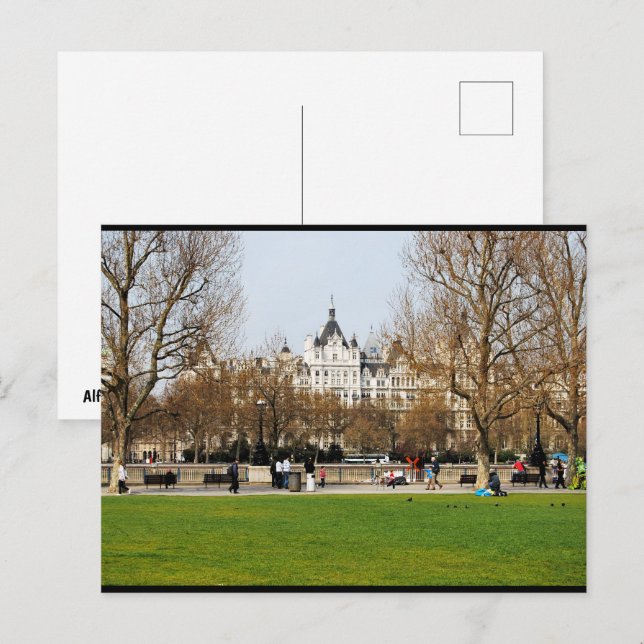 Postal Jardines de Whitehall (Anverso / Reverso)