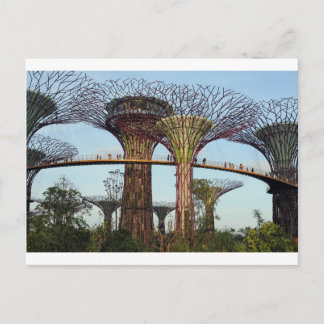 Postal Jardines en la bahía de la Superarca de Singapur
