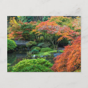 Postal Jardines Japoneses En Otoño En Portland, Oregón 3