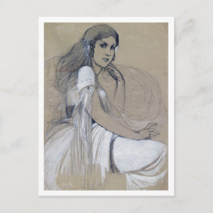 Postal Jaroslava Muchova, Alphonse Mucha