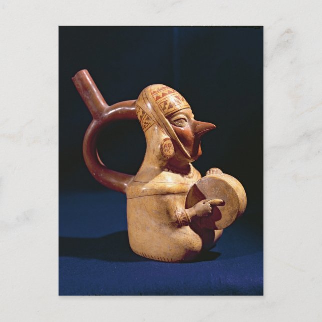 Postal Jarrón de Stirrup en forma (Anverso)