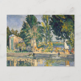 Postal Jas de Bouffan The Pond - Paul Cezanne - c1876