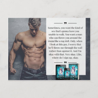 Postal Jasmine Teaser Postcard 5