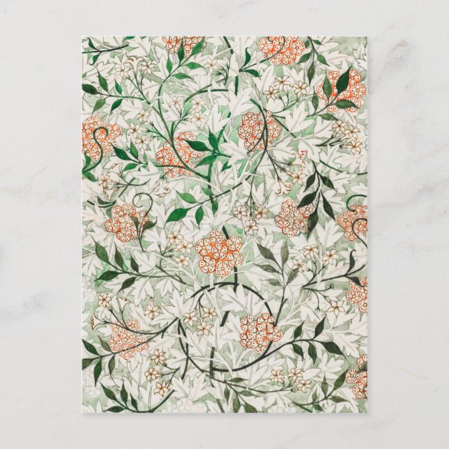 Postal Jasmine - William Morris (Anverso)