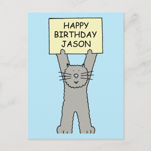 Postal Jason Happy Birthday (Anverso)