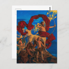 Postal Jason y su profesor | Maxfield Parrish |