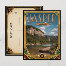 Jasper Arkansas Arte Deco Vintage Edad Dorada