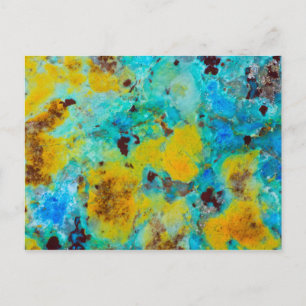 Postal Jasper Crisocola Azul