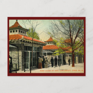 Postal Jaulas de aves en el zoológico, Cincinnati, OH Vin