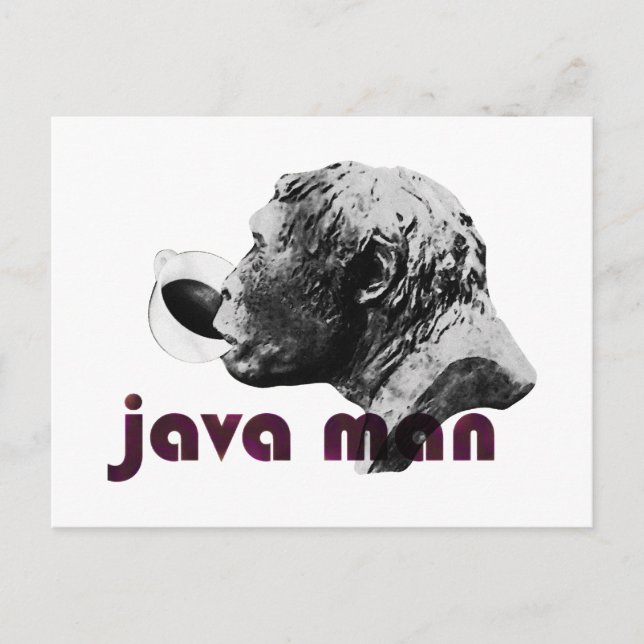 Postal Java Clay Man (Anverso)