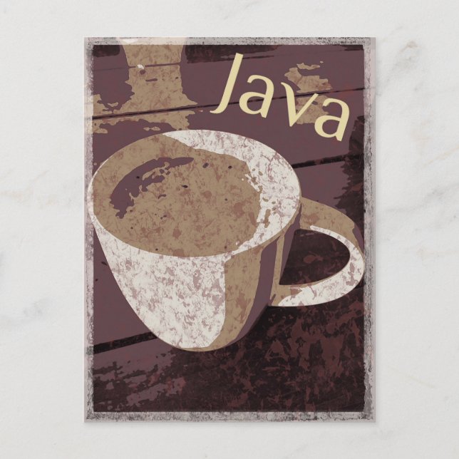 Postal Java Vintage (Anverso)