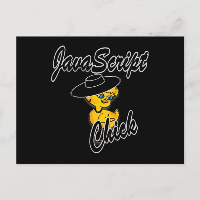 Postal Javascript Chick #4 (Anverso)