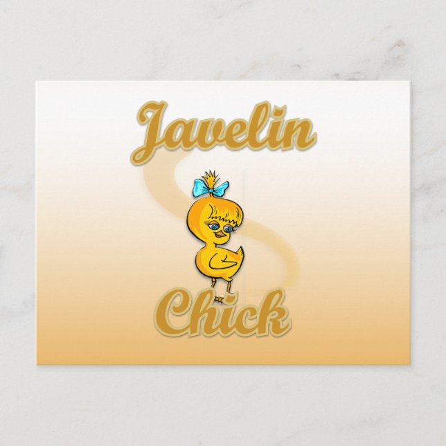 Postal Javelin Chick (Anverso)