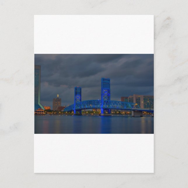 Postal jax blue bridge HDR (Anverso)