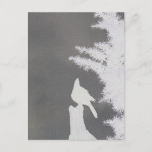 Postal Jay Silhouette de Steller