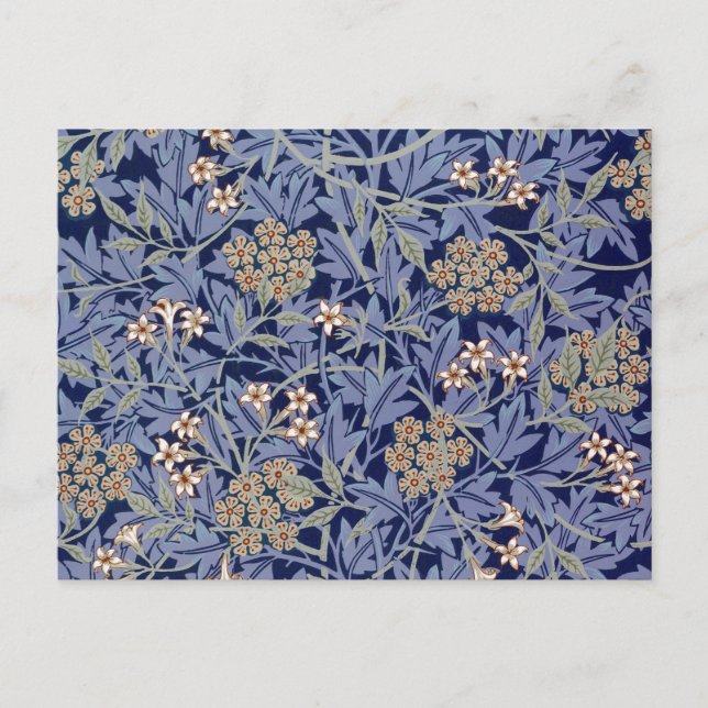 Postal Jazmín de William Morris (Anverso)