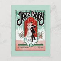 Jazz Baby 1920: portada de partituras de jazz de l
