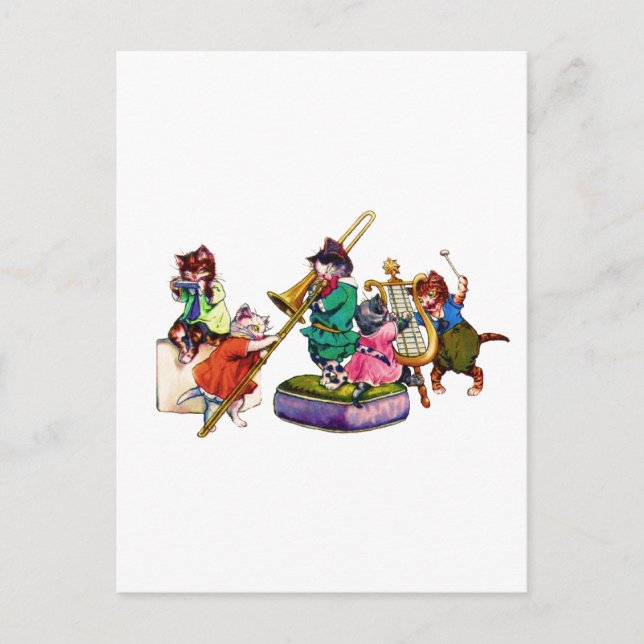 Postal Jazz Cats (Anverso)