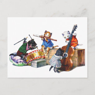 Postal Jazz Cats