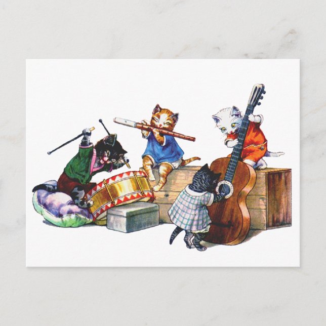 Postal Jazz Cats (Anverso)