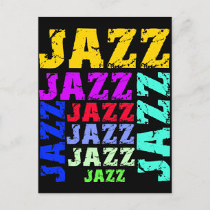 Postal Jazz colorido y fresco