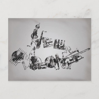 Postal Jazz de Nueva Orleans