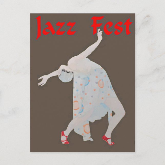 Postal Jazz Fest Dancer 3 (Anverso)