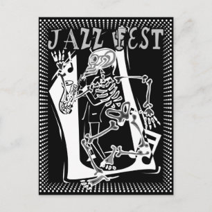 Postal Jazz Fest Skeleton