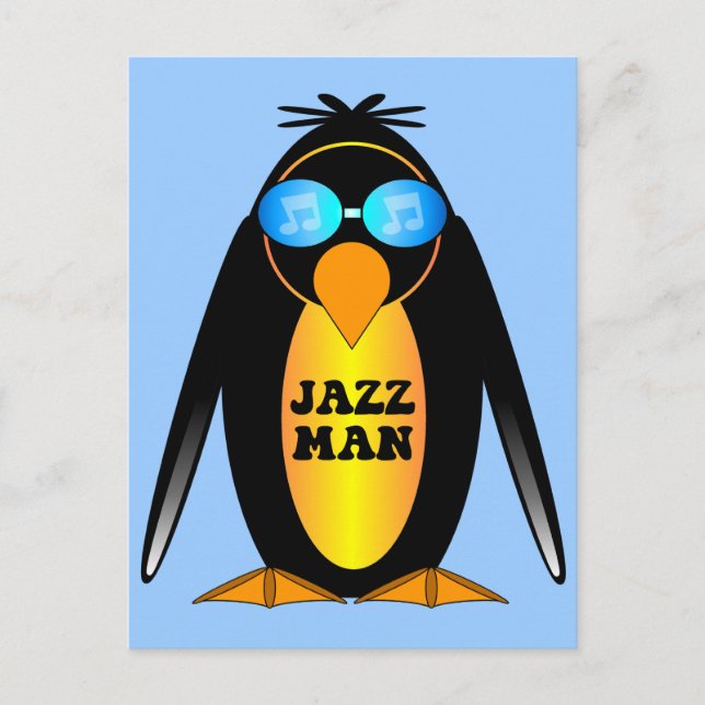 Postal Jazz Man (Anverso)