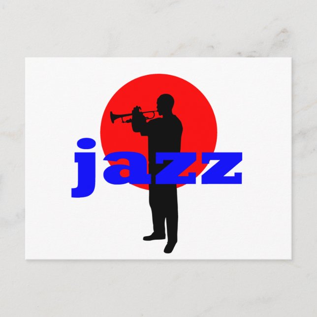 Postal Jazz Player (Anverso)