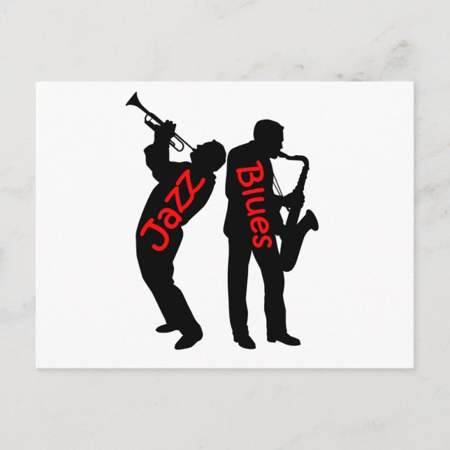 Postal Jazz y Blues (Anverso)