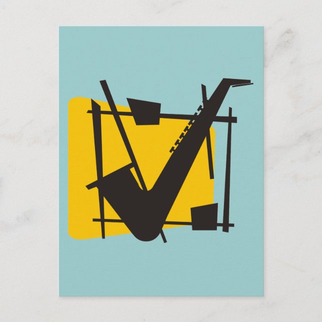 Postal Jazzy Sax (Anverso)