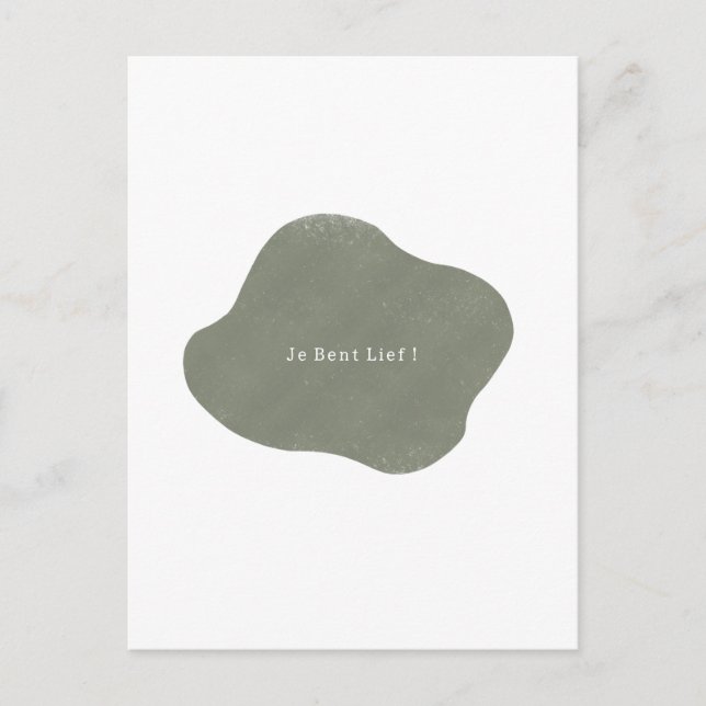 Postal Je Bent Lief Kaart (Anverso)
