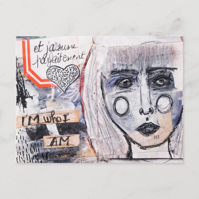 Postal Je suis (Anverso)