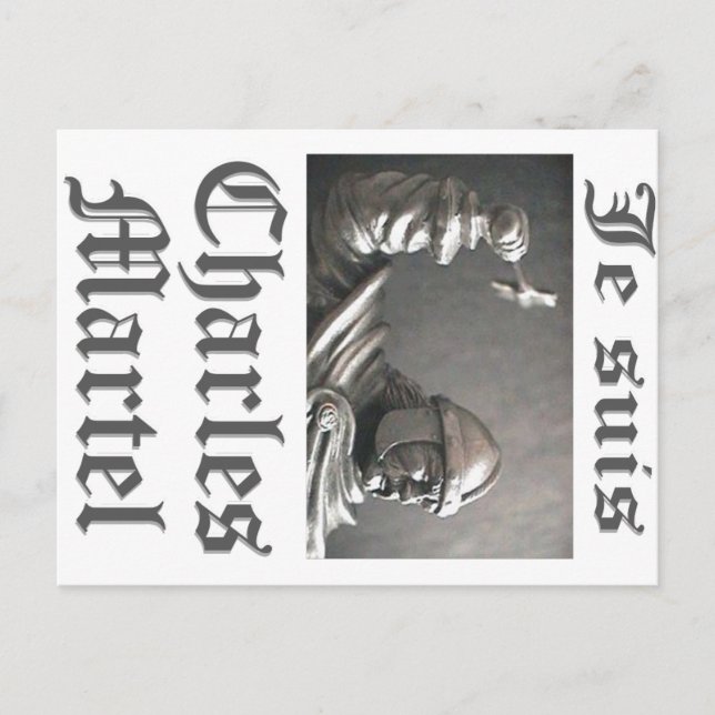 Postal Je Suis Charles Martel (imagen) (Anverso)